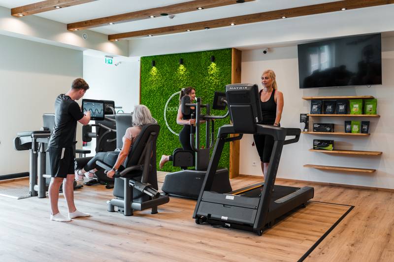 body & mind lounge Podersdorf: Cardio-Training am Laufband.