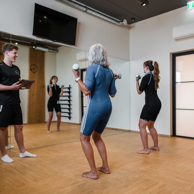 body & mind lounge Podersdorf: Training mit Anleitung.