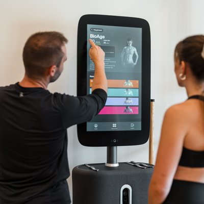 body & mind lounge Podersdorf: Persönliche EGYM Hub Einweisung.